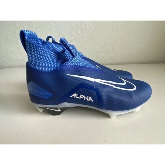 Nike Alpha Menace Elite 3 Flyknit Football Cleats Royal Blue CT6648-414 Men 10.5 - Picture 5 of 12